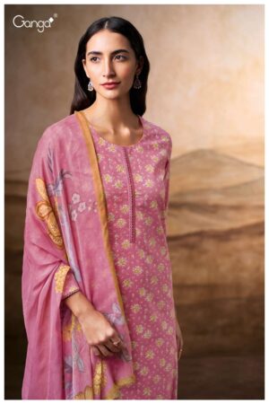 My Fashion Road Ganga Fashion Erisha Printed Cotton Fancy Salwar Kameez | S3699 – B