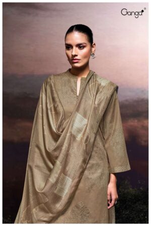 My Fashion Road Ganga Fashion Hafija Fancy Cotton Premium Designs Suit | S3689 – C