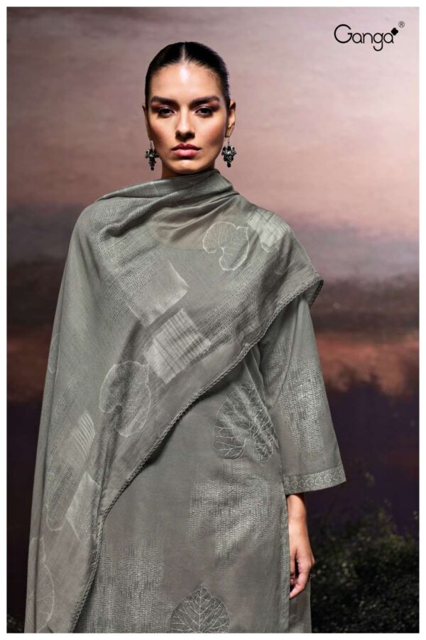 My Fashion Road Ganga Fashion Hafija Fancy Cotton Premium Designs Suit | S3689 – D