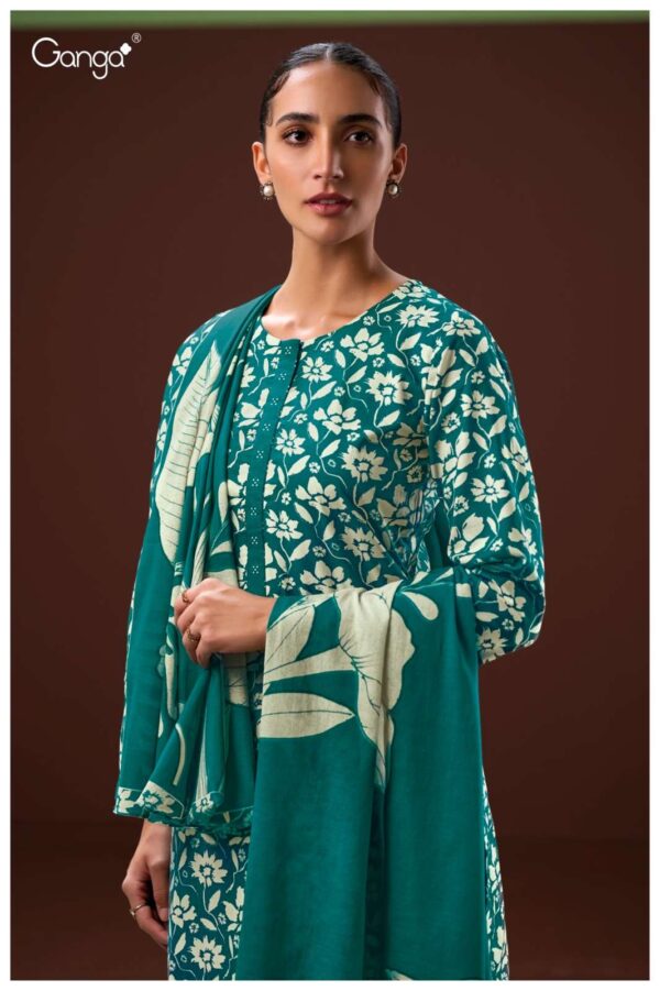My Fashion Road Ganga Fashion Jivika Printed Cotton Ladies Suit | S3701 – B