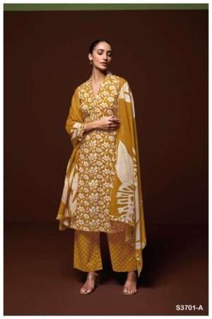 My Fashion Road Ganga Fashion Jivika Printed Cotton Ladies Suit | S3701 – A