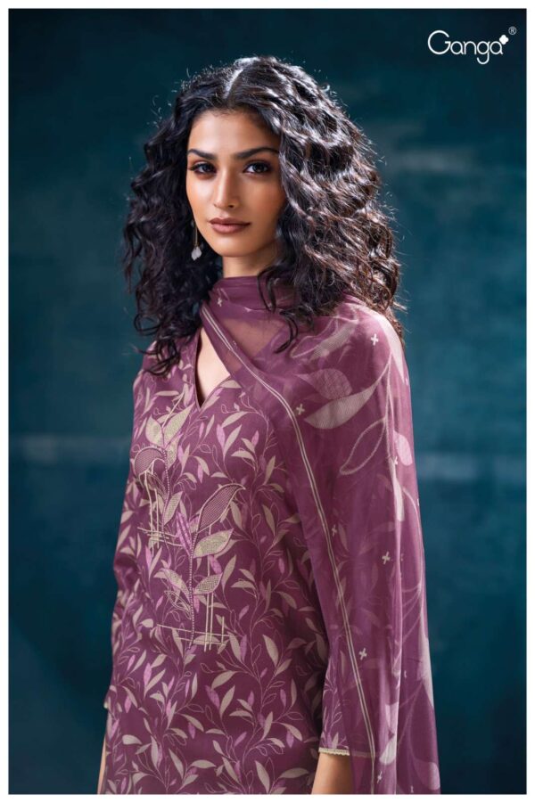My Fashion Road Ganga Fashion Leesha Printed Cotton Salwar Suit | S3577-B