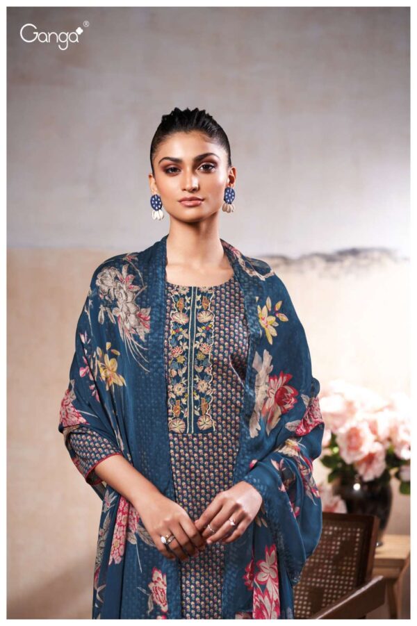 My Fashion Road Ganga Fashion Maheen Premium Cotton Salwar Suit | S3456-D