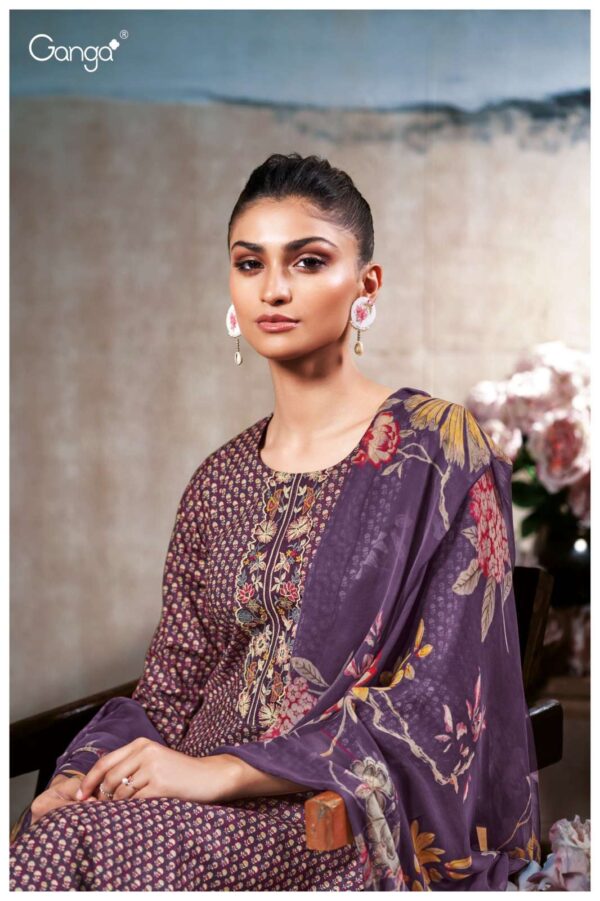 My Fashion Road Ganga Fashion Maheen Premium Cotton Salwar Suit | S3456-B