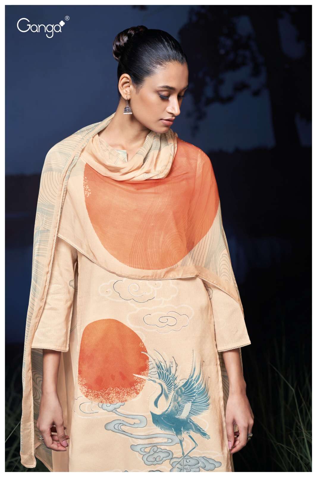 My Fashion Road Ganga Fashion Maizy Exclusive Fancy Cotton Dress | S3542-C My Fashion Road Ganga Fashion Maizy Exclusive Fancy Cotton Dress | S3542-C