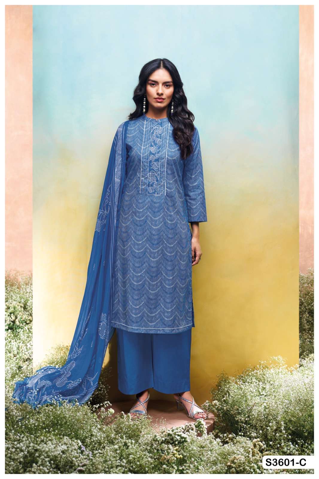 My Fashion Road Ganga Fashion Nilakshi Printed Cotton Premium Designs Suit | S3601-C My Fashion Road Ganga Fashion Nilakshi Printed Cotton Premium Designs Suit | S3601-C