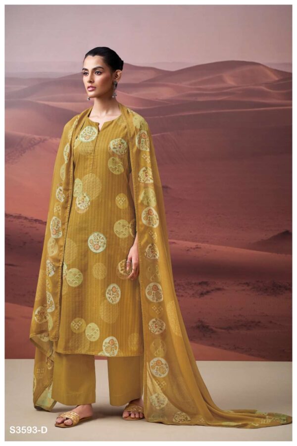 My Fashion Road Ganga Fashion Prachiti Premium Designs Cotton Dress | S3593-D