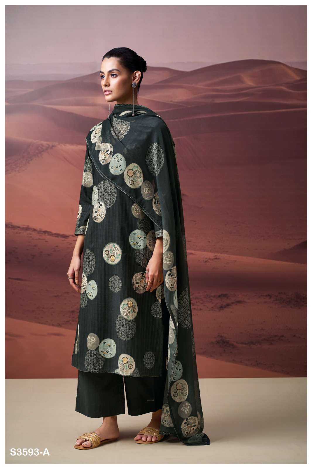 My Fashion Road Ganga Fashion Prachiti Premium Designs Cotton Dress | S3593-A My Fashion Road Ganga Fashion Prachiti Premium Designs Cotton Dress | S3593-A