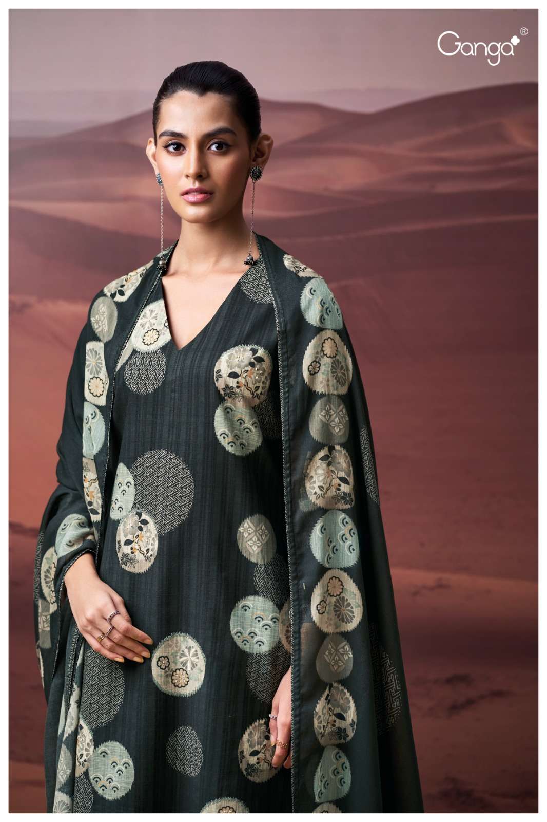 My Fashion Road Ganga Fashion Prachiti Premium Designs Cotton Dress | S3593-A My Fashion Road Ganga Fashion Prachiti Premium Designs Cotton Dress | S3593-A