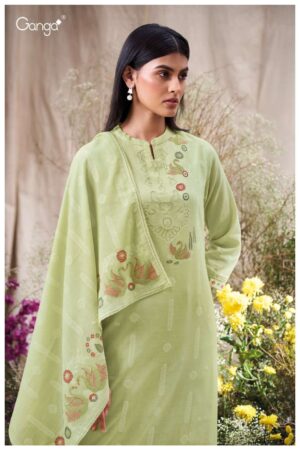 My Fashion Road Ganga Fashion Rupreet Designer Cotton Jacquard Suit | S3603 – B