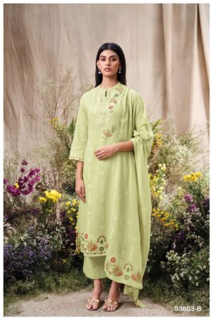 My Fashion Road Ganga Fashion Rupreet Designer Cotton Jacquard Suit | S3603 – B
