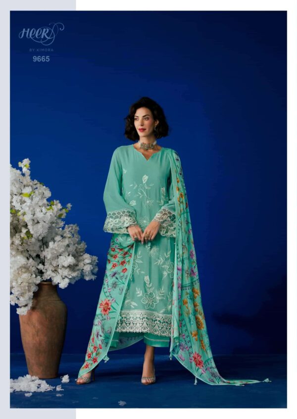 My Fashion Road Kimora Heer Florus Designer Muslin Ladies Dress | 9665