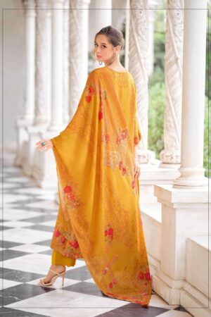 My Fashion Road Varsha Cross Stitch Exclusive Russian Silk Suit |  CS – 04