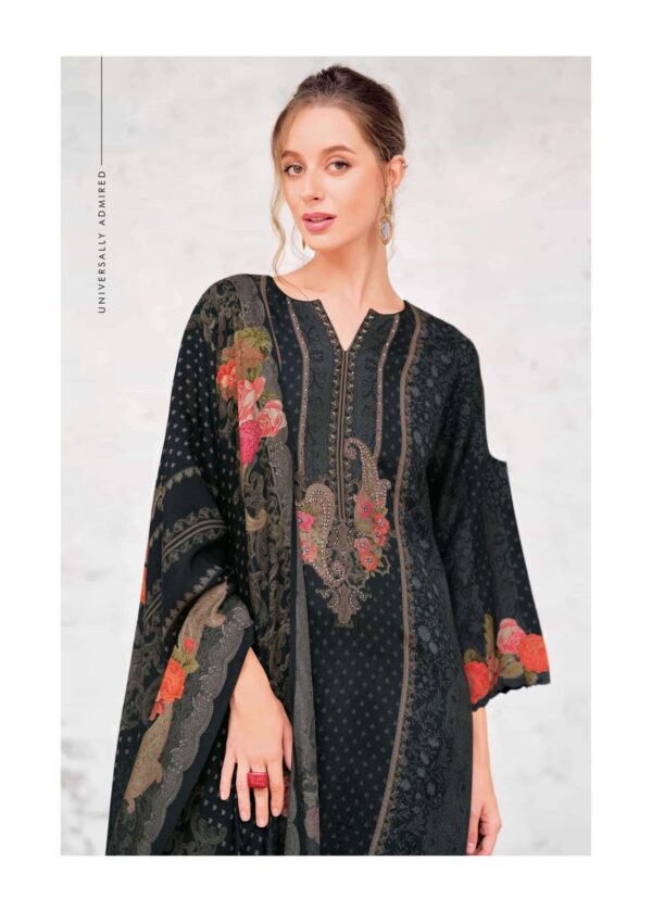 My Fashion Road Varsha Cross Stitch Exclusive Russian Silk Suit |  CS – 03