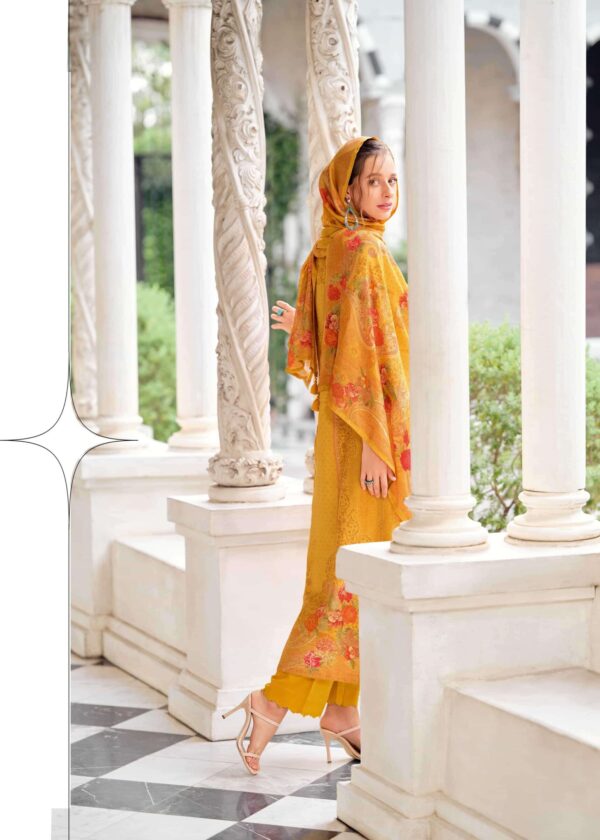 My Fashion Road Varsha Cross Stitch Exclusive Russian Silk Suit |  CS – 04