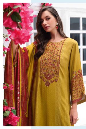 My Fashion Road Varsha Naqqashi Exclusive Fancy Viscose Muslin Suit | NQ-03
