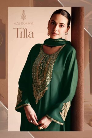 My Fashion Road Varsha Tilla Latest Designer Silk Suit – TL-05