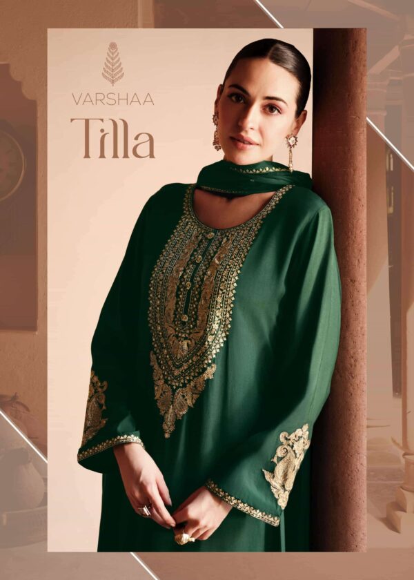 My Fashion Road Varsha Tilla Latest Designer Silk Suit – TL-05