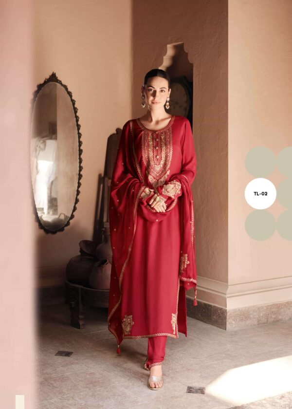 My Fashion Road Varsha Resha Partywear Style Designer Ladies Suit |  RS – 02