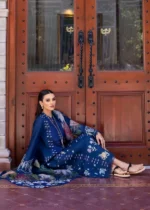 My Fashion Road Crimson by Saira Shakira Bloom Unstitched Lawn 2025 || Hanging Gardens 2-B