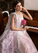 My Fashion Road Crimson by Saira Shakira Bloom Unstitched Lawn 2025 || Chloe 3-A