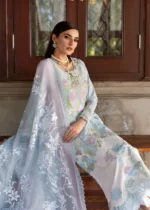 My Fashion Road Crimson by Saira Shakira Bloom Unstitched Lawn 2025 || Lotus Reverie 4-B