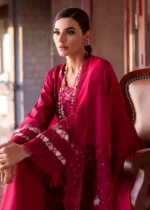 My Fashion Road Crimson by Saira Shakira Bloom Unstitched Lawn 2025 || Faye 7-B