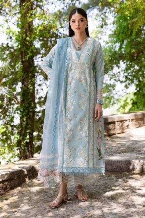 My Fashion Road Crimson by Saira Shakira Bloom Unstitched Lawn 2025 || Sweet Opel 8-B