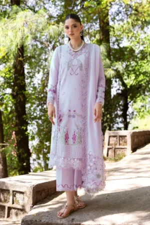 My Fashion Road Crimson by Saira Shakira Bloom Unstitched Lawn 2025 || Faye 7-A