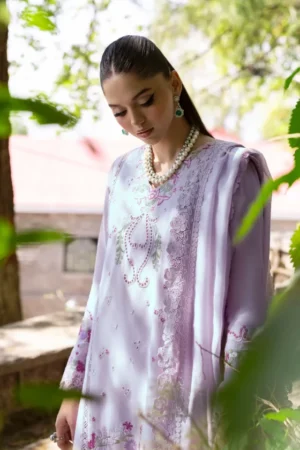 My Fashion Road Crimson by Saira Shakira Bloom Unstitched Lawn 2025 || Faye 7-A
