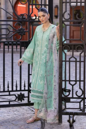 My Fashion Road Crimson by Saira Shakira Bloom Unstitched Lawn 2025 || Chloe 3-B