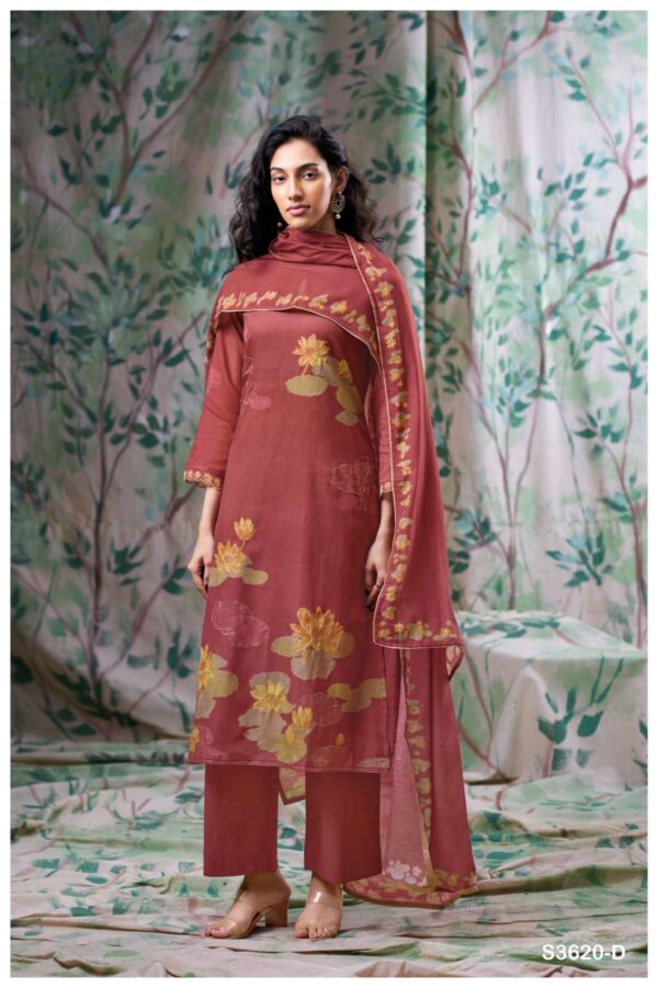 My Fashion Road Ganga Fashion Ayra Exclusive Fancy Ganga Fashion Suit | S3602 – D