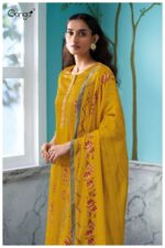 My Fashion Road Ganga Fashion Breyathi Fancy Printed Cotton Satin Suit | S3721 – C