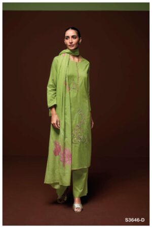 My Fashion Road Ganga Fashion Falisha Fancy Cotton Salwar Kameez | S3646 – D
