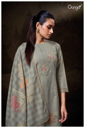 My Fashion Road Ganga Fashion Ketki Premium Cotton Ladies Suit  | S3591 – C