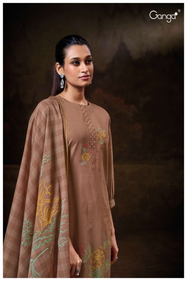 My Fashion Road Ganga Fashion Ketki Premium Cotton Ladies Suit  | S3591 – D