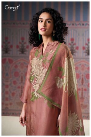 My Fashion Road Ganga Fashion Morna Partywear Designer Silk Suit | S3134 – B