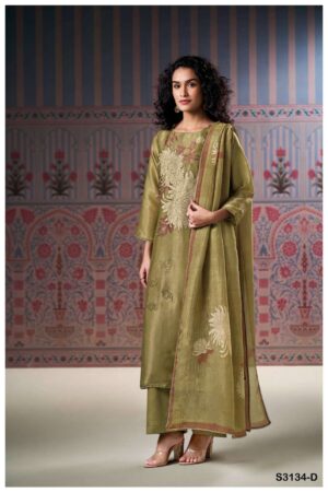 My Fashion Road Ganga Fashion Morna Partywear Designer Silk Suit | S3134 – D