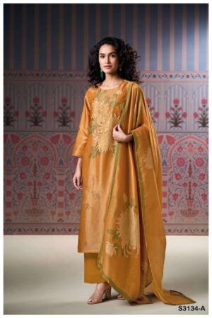 My Fashion Road Ganga Fashion Morna Partywear Designer Silk Suit | S3134 – A