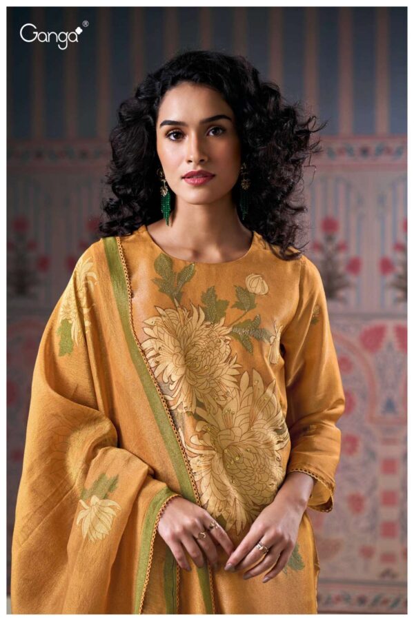 My Fashion Road Ganga Fashion Morna Partywear Designer Silk Suit | S3134 – A