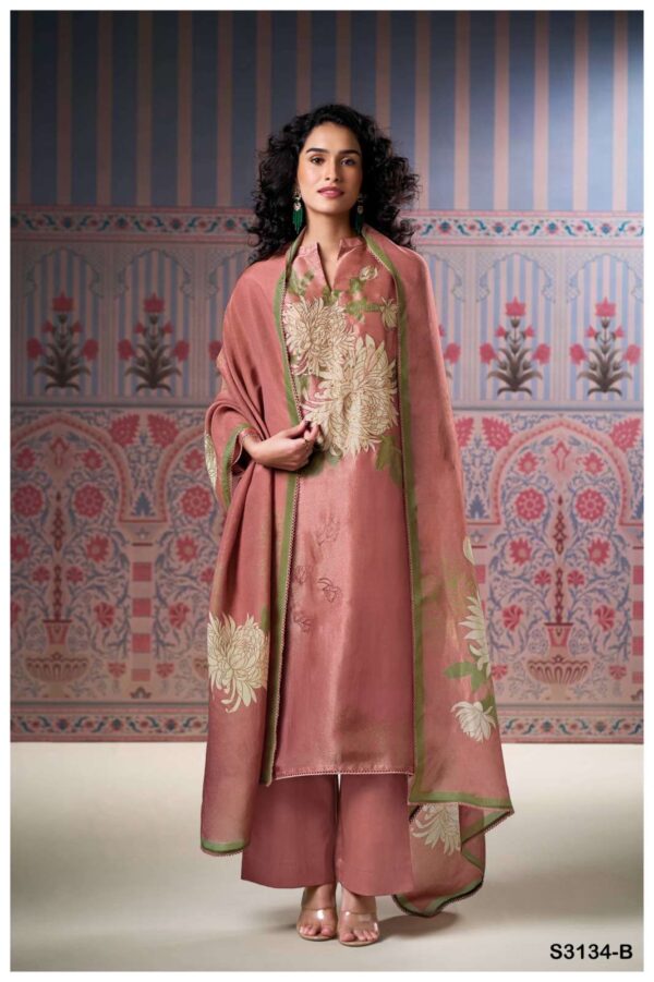 My Fashion Road Ganga Fashion Morna Partywear Designer Silk Suit | S3134 – B