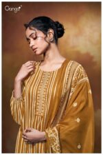My Fashion Road Ganga Fashion Nilofer Fancy Cotton Satin Suit | S3696 – A My Fashion Road Ganga Fashion Nilofer Fancy Cotton Satin Suit | S3696 – A