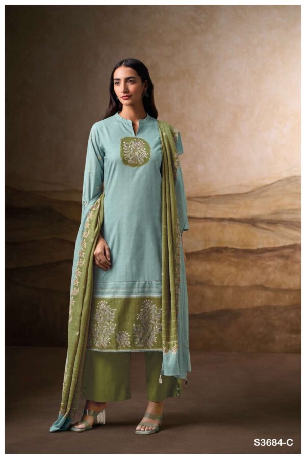 My Fashion Road Ganga Fashion Rosyra Latest Cotton Suit | S3684 – C