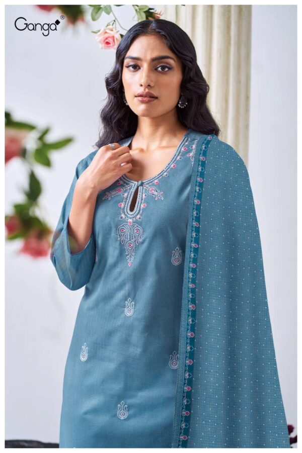 My Fashion Road Ganga Fashion Shreshti Fancy Cotton Salwar Suit | S3528 – B