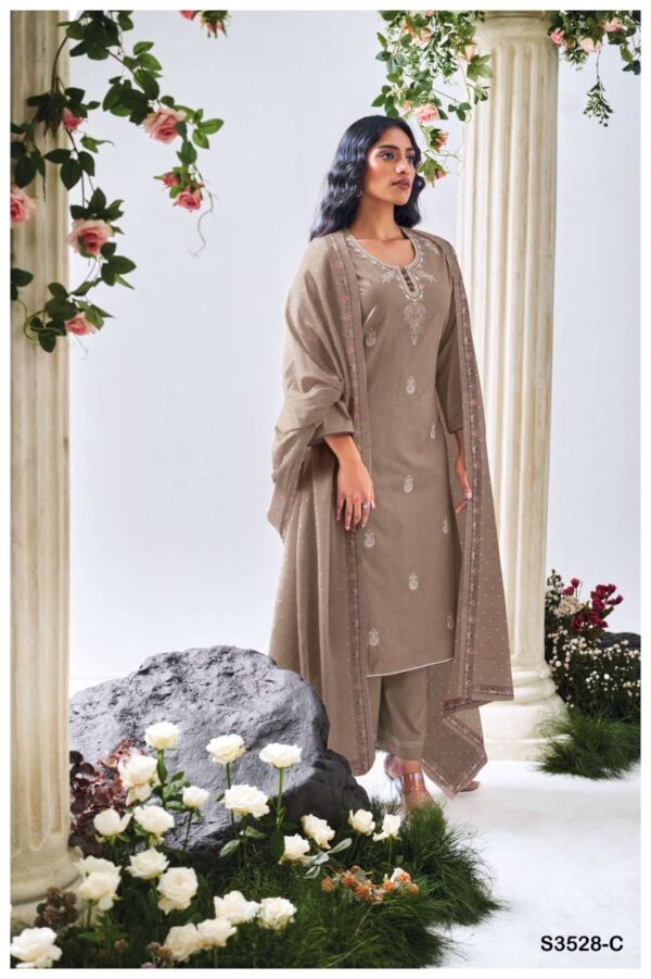 My Fashion Road Ganga Fashion Shreshti Fancy Cotton Salwar Suit | S3528 – C