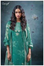 My Fashion Road Ganga Fashion Ulani Fancy Cotton Satin Suit | S3702 – D