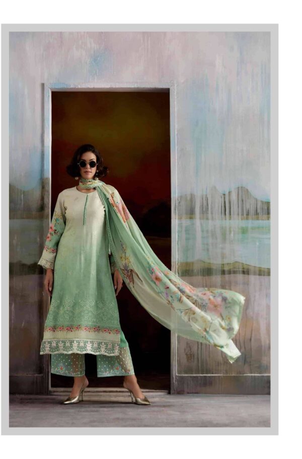 My Fashion Road Kimora Heer Aashiqi Exclusive Pure Muslin Suit | 9736