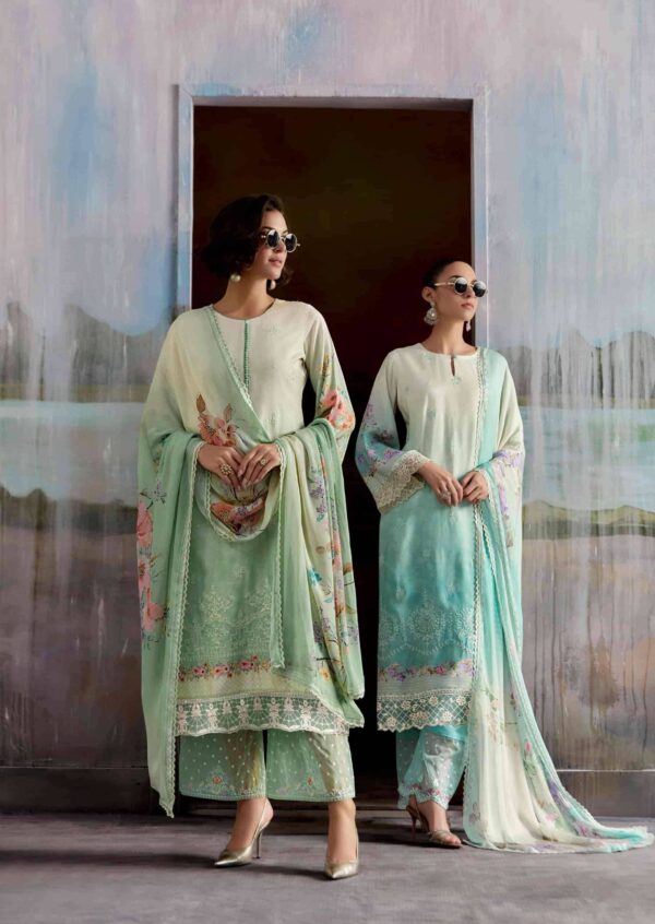 My Fashion Road Kimora Heer Aashiqi Exclusive Pure Muslin Suit | 9736