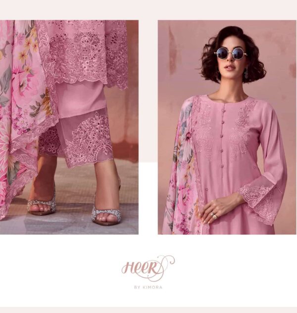 My Fashion Road Kimora Heer Muse Pure Muslin Designer Ladies Suit | 9721