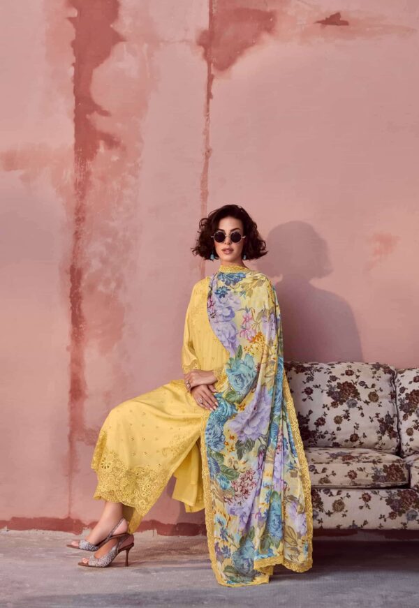 My Fashion Road Kimora Heer Muse Pure Muslin Designer Ladies Suit | 9723